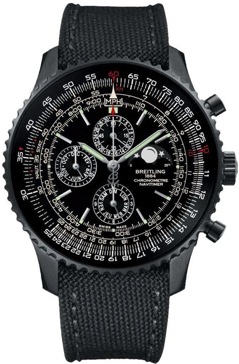 breitling watch navitimer 1461 48mm blacksteel limited edition|Pre.